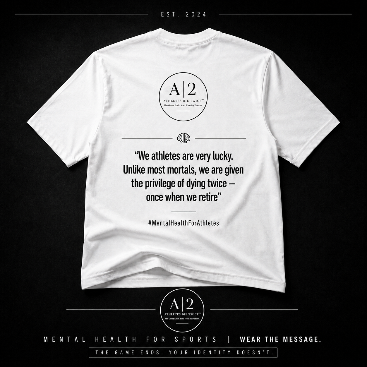 Signature Tee – White, Back