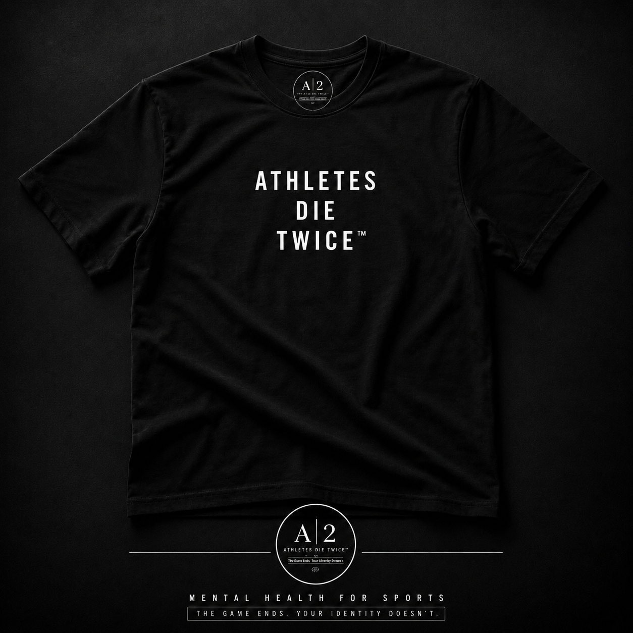 Athletes Die Twice Premium Heavyweight Tee